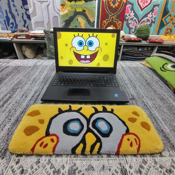 Spongebob Yellow Keyboard Rug