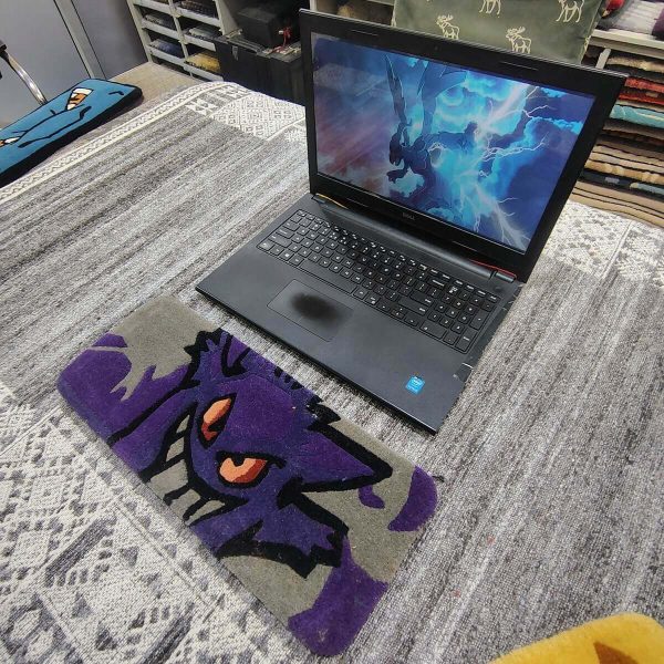 Gengar Purple Keyboard Rug