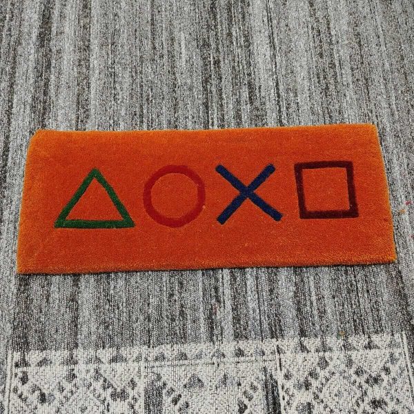 PlayStation Orange Keyboard Rug