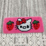 Hello Kitty Pink Keyboard Rug