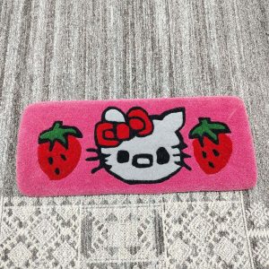 Hello Kitty Pink Keyboard Rug