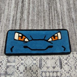 Blastoise Blue Keyboard Rug