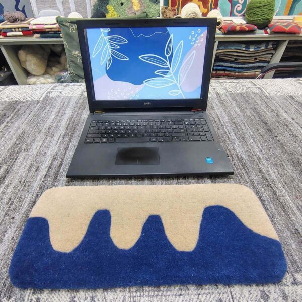 Wave Blue Keyboard Rug