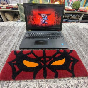Spiderman Red Keyboard Rug - close up